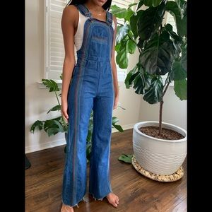 Faded Glory Rainbow Overalls (Rare asf!)